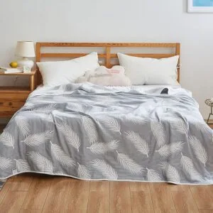 Feather Gray Blanket - King - 70 x 78 in