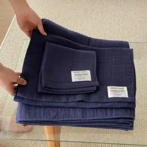 Wrinkled Gauze Bath Towel