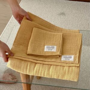 Wrinkled Gauze Bath Towel