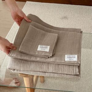 Wrinkled Gauze Bath Towel