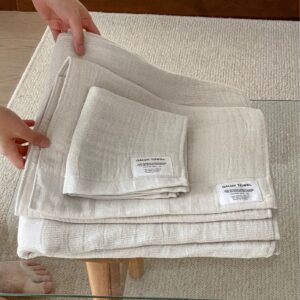 Wrinkled Gauze Bath Towel